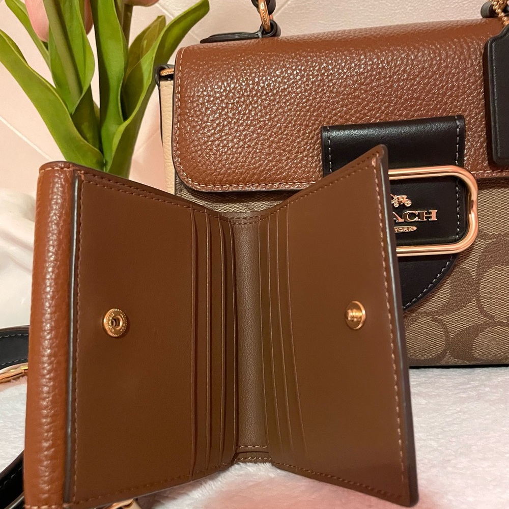 Coach Mini Top Handle and Wallet Set - Picture 4 of 5
